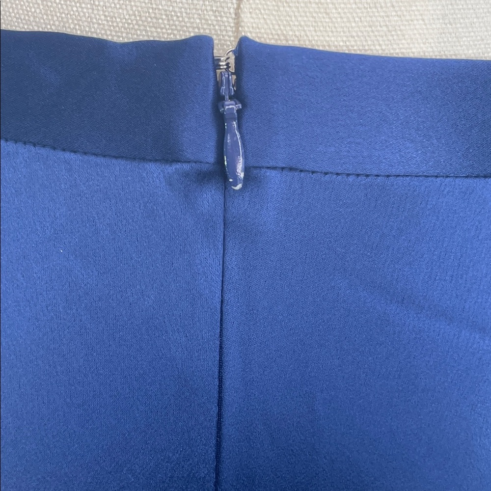 Polo Ralph Lauren Satin cobalt MAXI Skirt, 0 - Picture 11 of 14